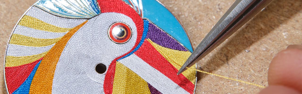 愛馬仕HERMÈS ARCEAU Toucan de Paradis工藝腕錶