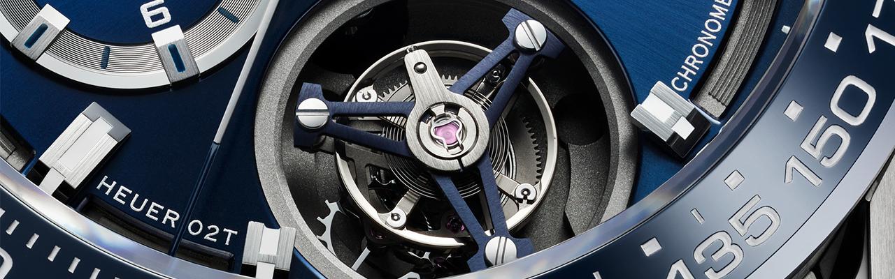 泰格豪雅限量Carrera首款藍色陀飛輪腕錶 搭配經典H形錶鍊