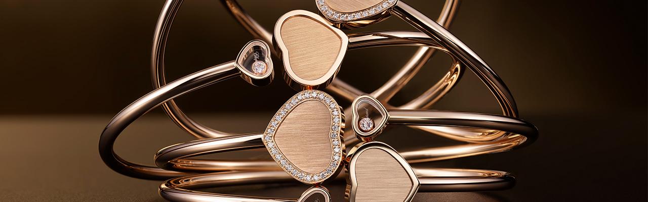 蕭邦CHOPARD Happy Hearts Golden Hearts系列珠寶 