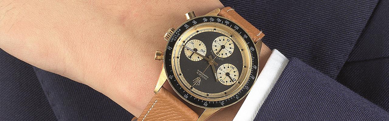 勞力士ROLEX型號6241「Paul Newman John Player Special」面盤黃金腕錶