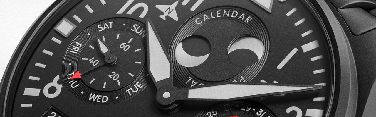 IWC萬國錶飛行員系列Top Gun海軍空戰部隊瓷化鈦金屬萬年曆IW503604、萬國錶飛行員系列Top Gun海軍空戰部隊瓷化鈦金屬世界時區腕錶IW395505