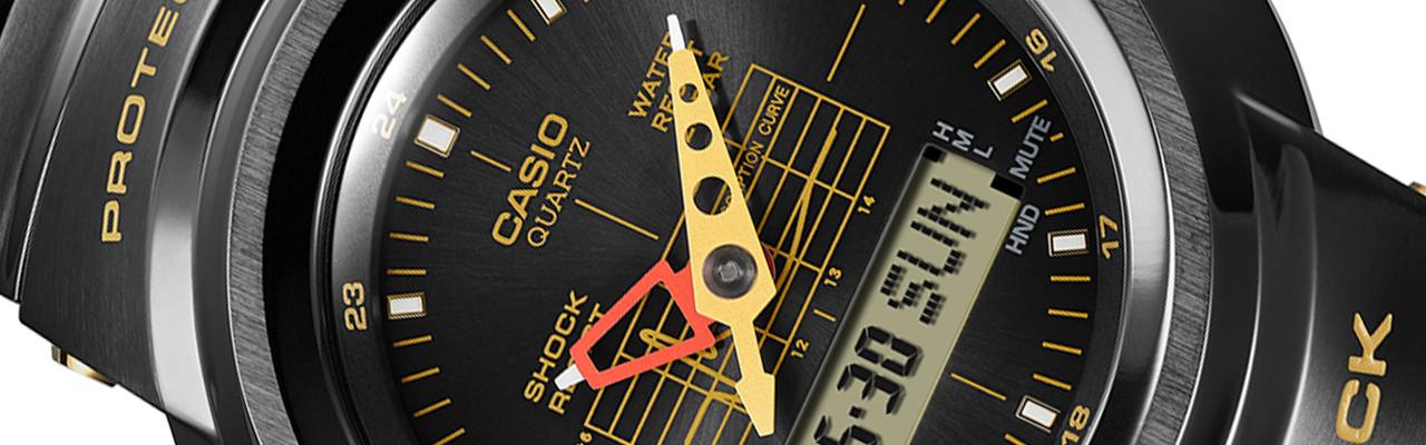 卡西歐G-SHOCK  x Porter聯名錶AWM-500GC-1A