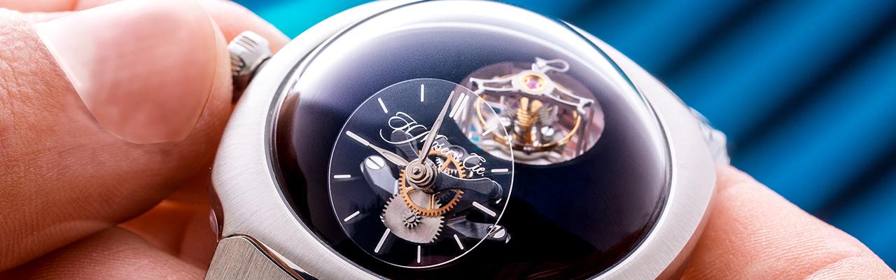 亨利慕時H. Moser & Cie. Streamliner疾速者圓柱遊絲陀飛輪Only Watch腕錶