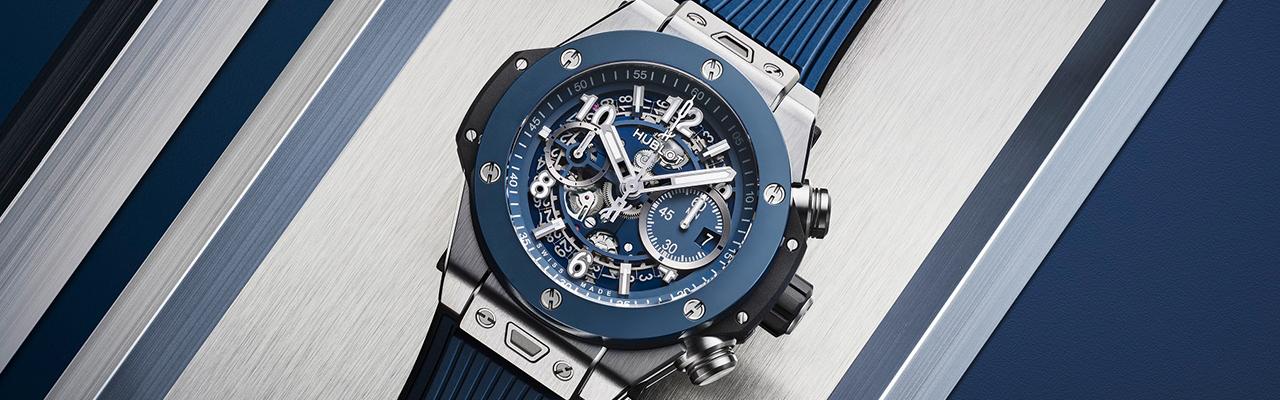 宇舶HUBLOT Big Bang Unico尊爵藍計時碼錶