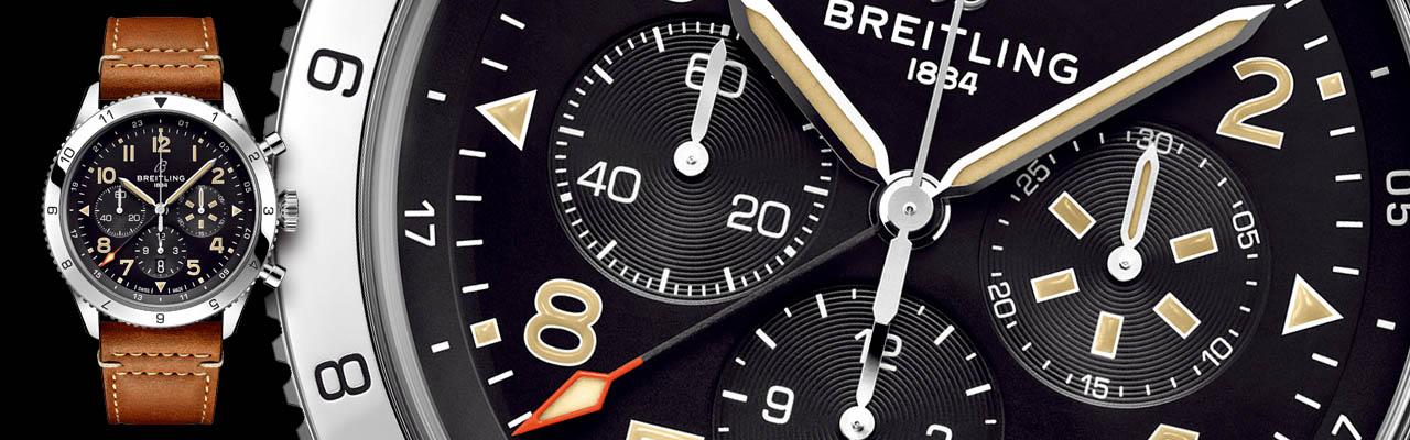 百年靈BREITLING Super AVI P-51 Mustang超級飛行員腕錶「野馬戰鬥機」特別版 