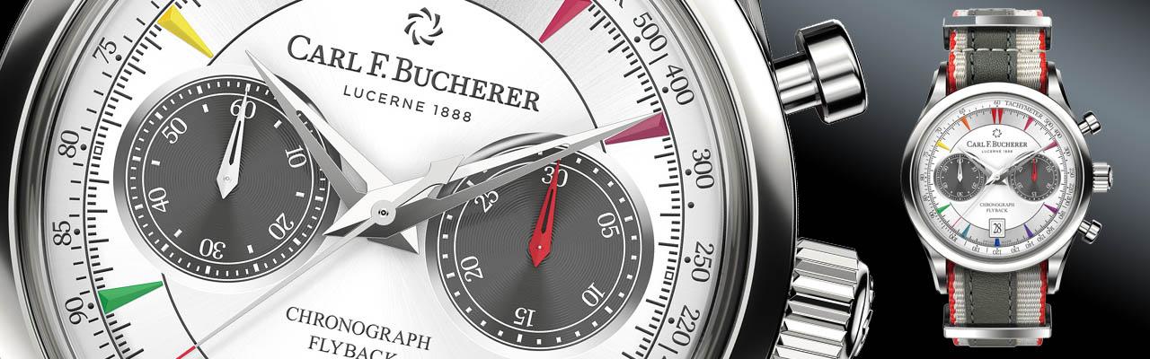 寶齊萊CARL F. BUCHERER馬利龍飛返計時碼錶Signature特別版