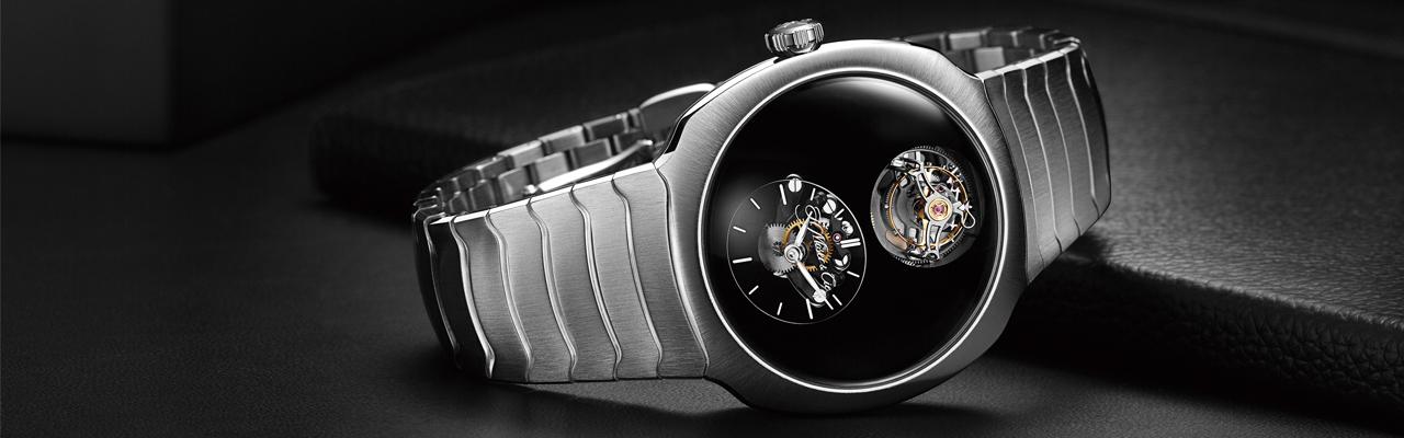 亨利慕時H.MOSER & CIE Streamliner疾速者圓柱游絲陀飛輪Only Watch腕錶 