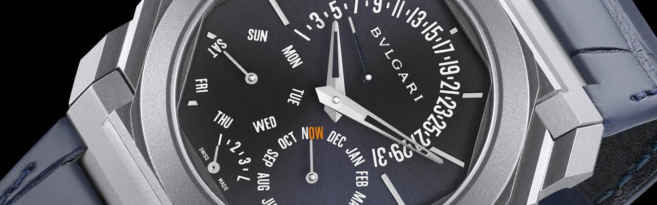 寶格麗BVLGARI Octo Finissimo Perpetual Calendar Tantalum超薄萬年曆鉭金屬腕錶 