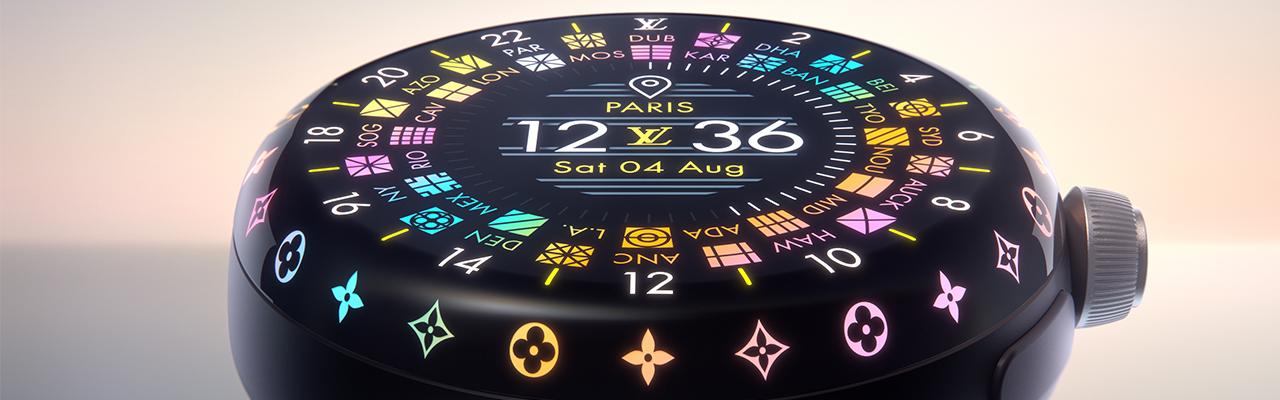 路易威登LOUIS VUITTON Tambour Horizon Light Up智能腕錶