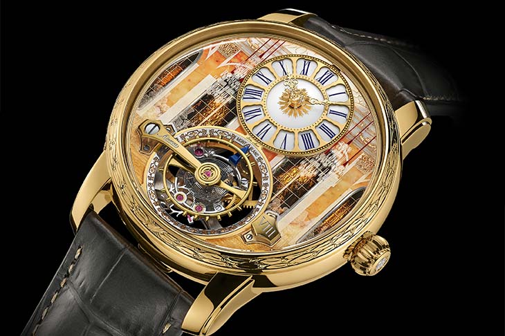 再現法國王室舞會  限量8只的MONTBLANC懸浮外置陀飛輪腕錶凡爾賽宮限量版