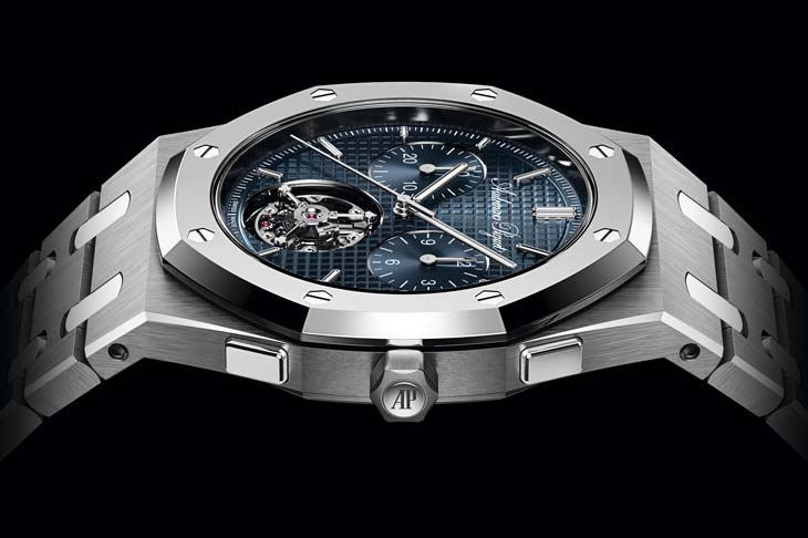 AUDEMARS PIGUET愛彼Royal Oak皇家橡樹系列「JUMBO」超薄自動上鏈飛行陀飛輪計時碼錶RD#5「150週年紀念」款