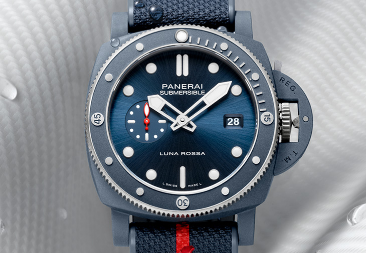 Panerai沛納海Submersible Quaranta Quattre Luna Rossa Ti-Ceramitech™