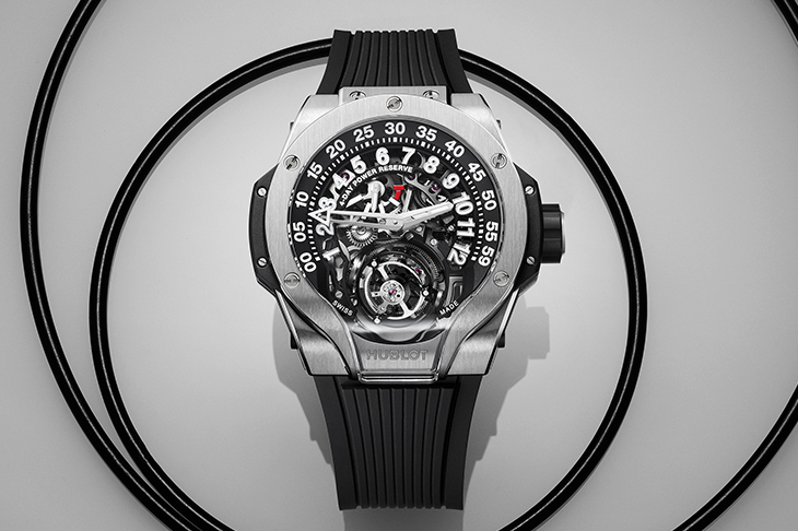 HUBLOT MP-13雙軸陀飛輪雙逆跳腕錶 有這款高規複雜錶當然要戴出門