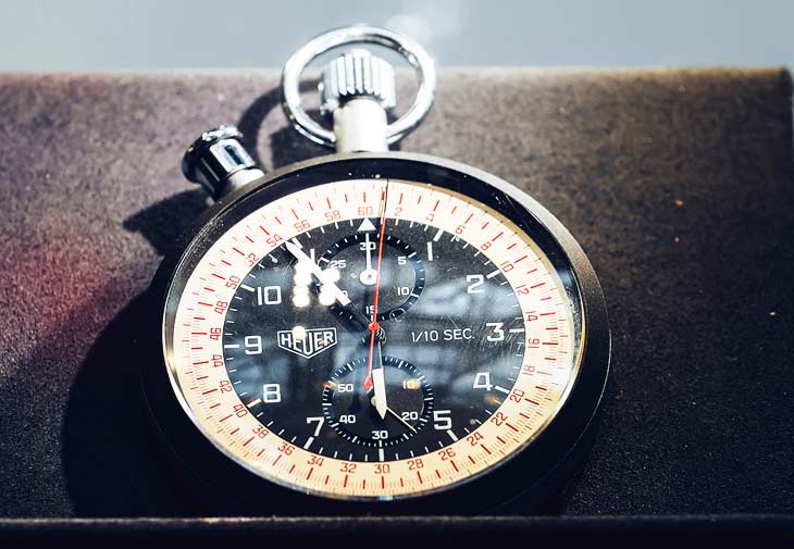 TAG HEUER泰格豪雅11402的雙追針計時碼錶