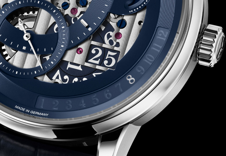 GLASHÜTTE ORIGINAL格拉蘇蒂原創PanoMaticCalendar偏心年曆腕錶鉑金限量版