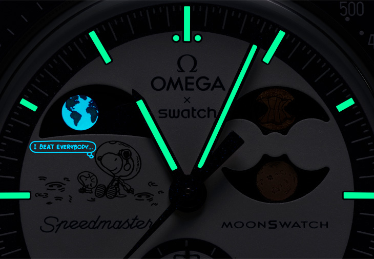 Swatch× OMEGA Moonshine™ Gold腕錶
