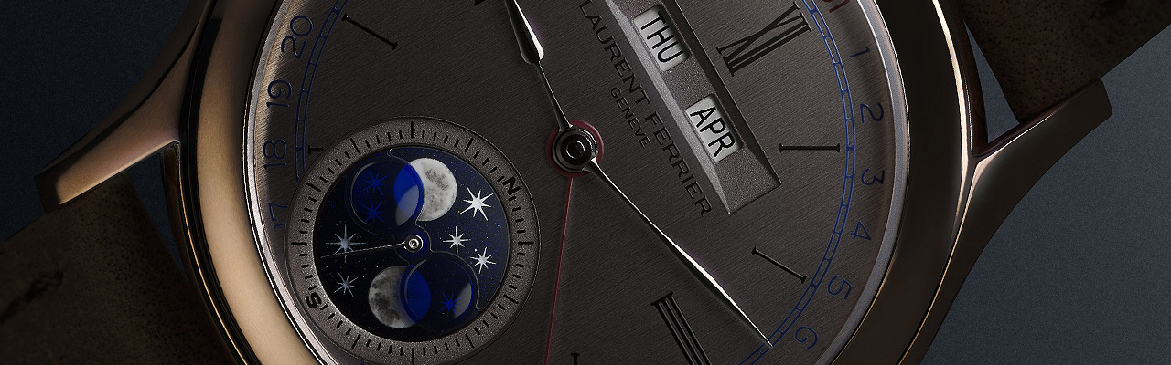 LAURENT FERRIER羅倫斐Classic Moon經典系列 月相年曆腕錶