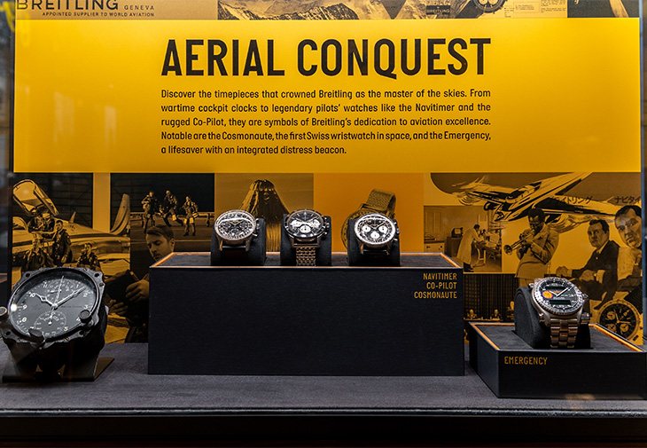 BREITLING百年靈Time Capsule時間膠囊百年靈歷史傳承展