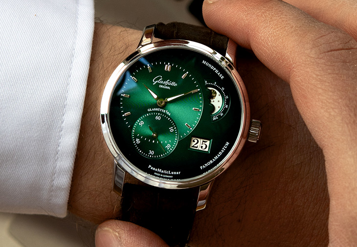 格拉蘇蒂原創GLASHÜTTE ORIGINAL PanoMaticLunar偏心月相腕錶