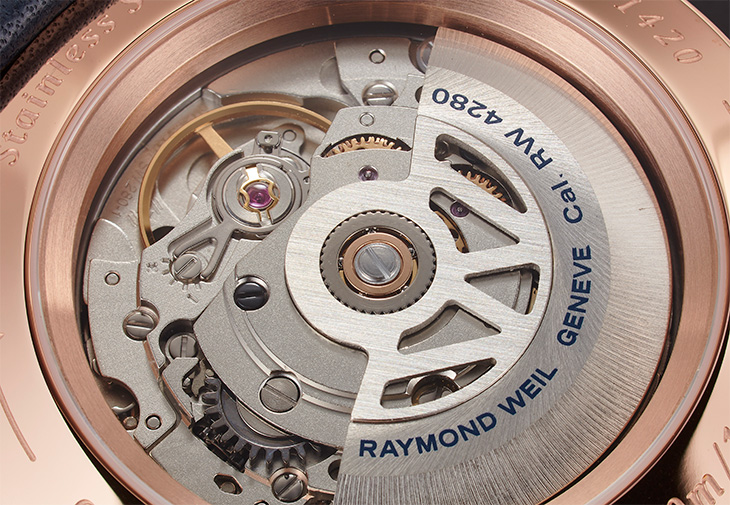 RAYMOND WEIL蕾蒙威Millesime Moonsphase復古系列月相腕錶