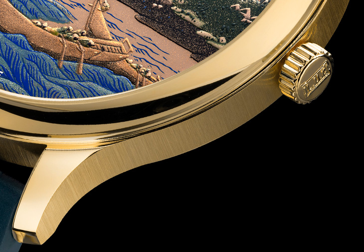 CHOPARD蕭邦錶L.U.C XP Urushi Ukiyo-e 富士山限量腕錶