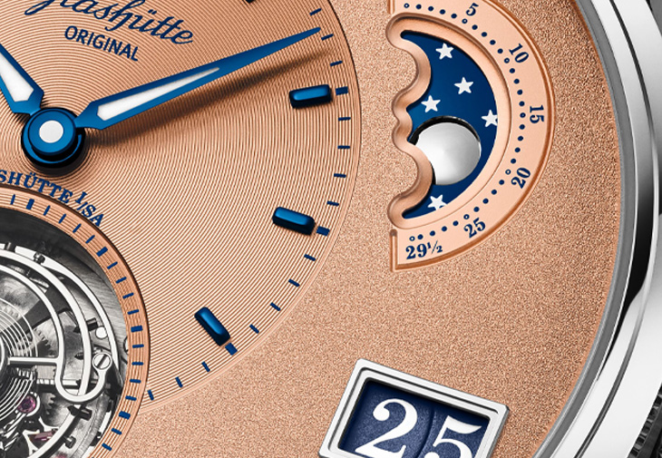 Glashütte Original格拉蘇蒂原創偏心PanoLunarTourbillon偏心月相陀飛輪腕錶