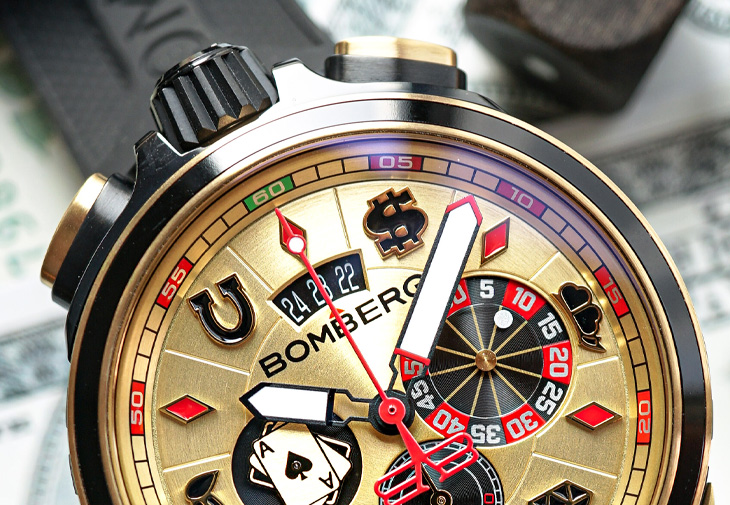 BOMBERG炸彈錶Bolt-68 Casino賭場系列計時腕錶
