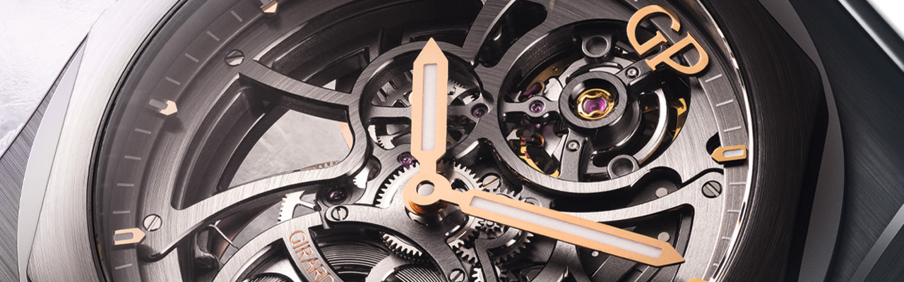 GP芝柏表Laureato Skeleton桂冠系列鏤空腕錶Winterace特別版