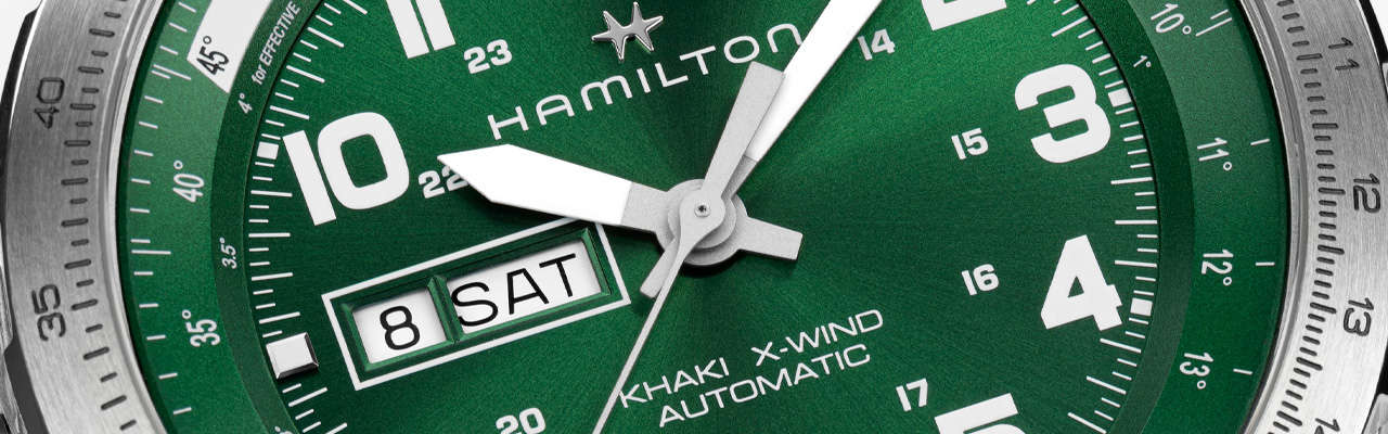 漢米爾頓HAMILTON卡其空軍系列 X-Wind 日期星期自動腕錶