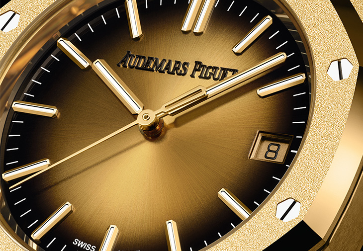 AUDEMARS PIGUET愛彼皇家橡樹系列霜金自動上鍊腕錶37mm