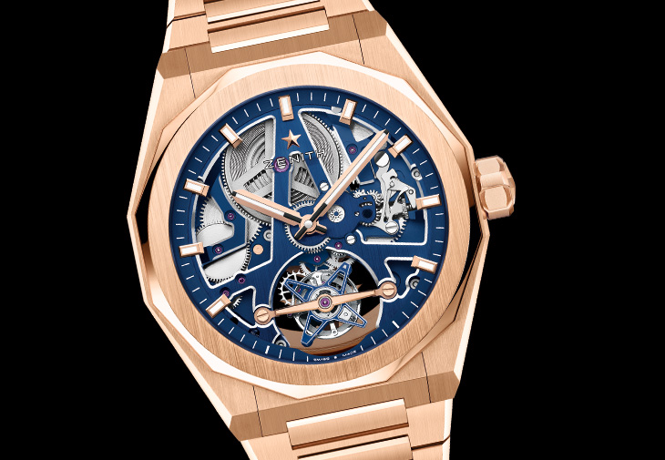ZENITH真力時Defy挑戰系列天際線鏤空陀飛輪腕錶