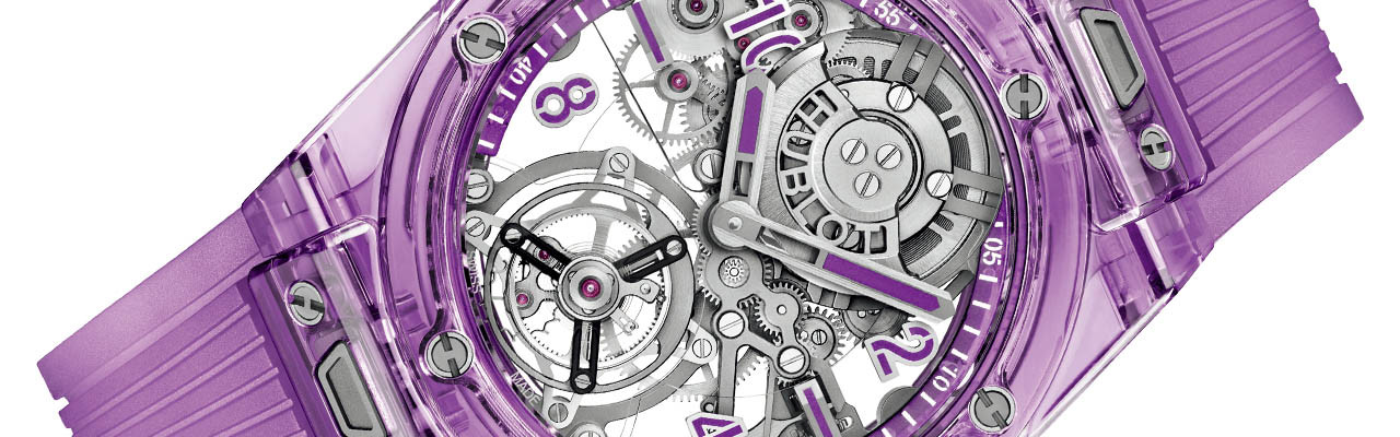 宇舶Big Bang紫色陀飛輪腕錶