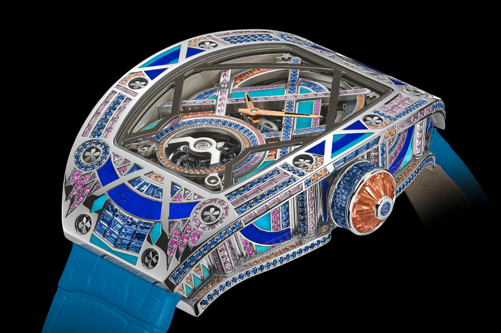12只獨一無二的珠寶錶／RICHARD MILLE RM HJ-02自動上鍊陀飛輪腕錶