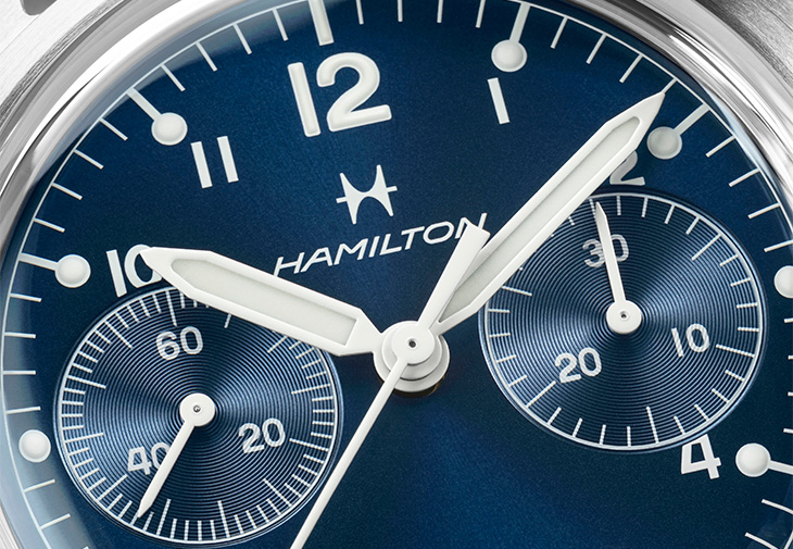 漢米爾頓HAMILTON卡其空軍系列飛行員Pioneer計時腕錶