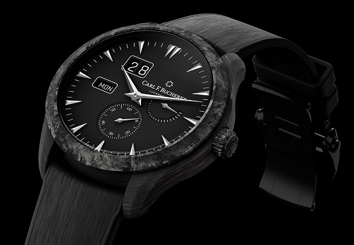 Carl F. Bucherer寶齊萊馬利龍外緣動力大日曆黑色限量版腕錶