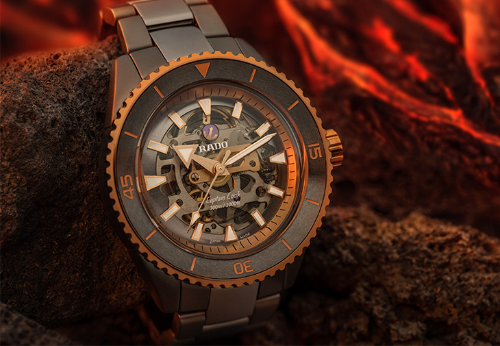 雷達表RADO Captain Cook庫克船長電漿高科技陶瓷鏤空腕錶