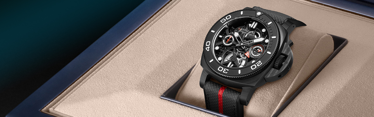 2024 W&W 沛納海  體驗版 Submersible Tourbillon GMT Luna Rossa  PAM01405  PANERAI