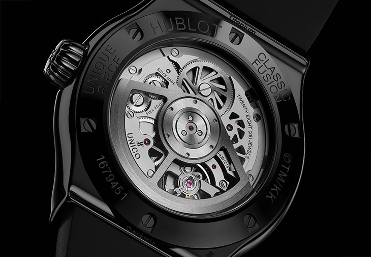 HUBLOT宇舶x村上隆黑陶瓷彩虹腕錶