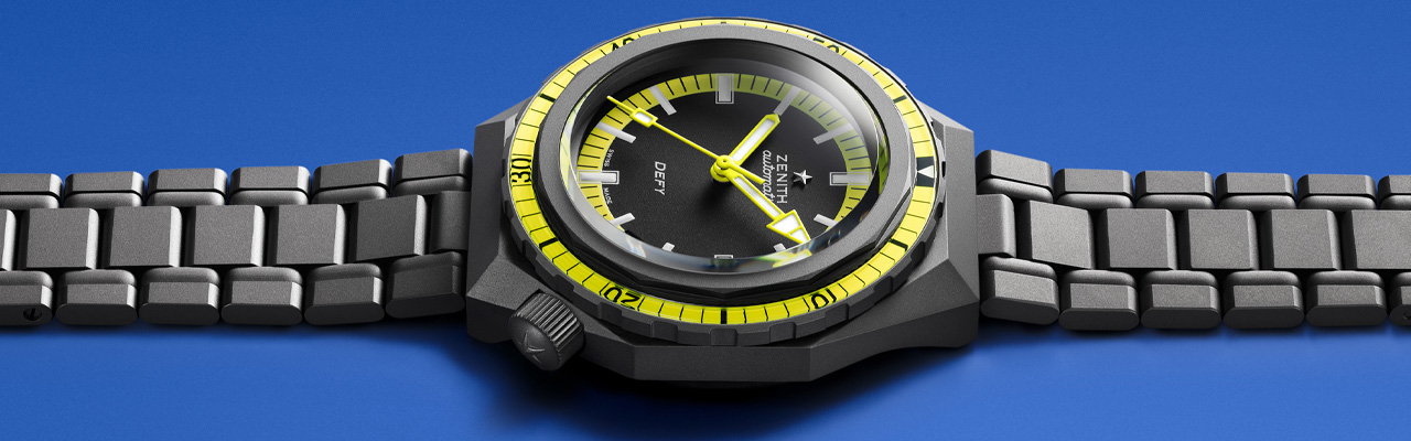 ZENITH真力時DEFY挑戰極限暗影版潛水腕錶