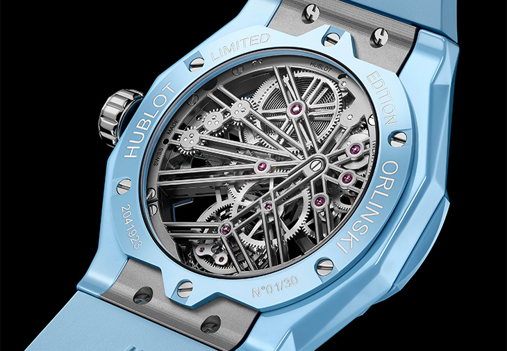 HUBLOT宇舶經典融合系列Orlinski陀飛輪陶瓷腕錶