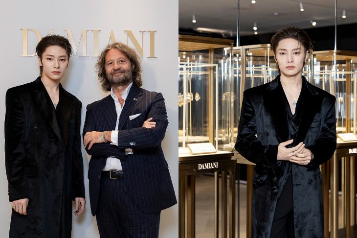 全球首家CASA DAMIANI首爾旗艦店正式揭幕／全球總裁Guido Damiani與品牌大使I.N共同主持剪綵儀式
