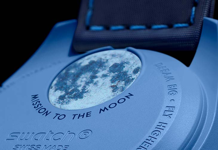 SWATCH Bioceramic MoonSwatch MISSION TO THE SUPER BLUE MOONPHASE腕錶