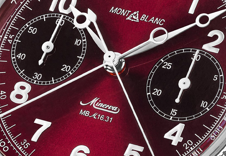 萬寶龍MONTBLANC 1858系列雙秒追針計時腕錶限量版