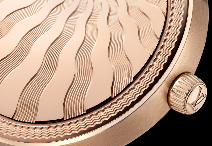 LOUIS VUITTON路易威登Tambour Convergence Guilloché系列腕錶