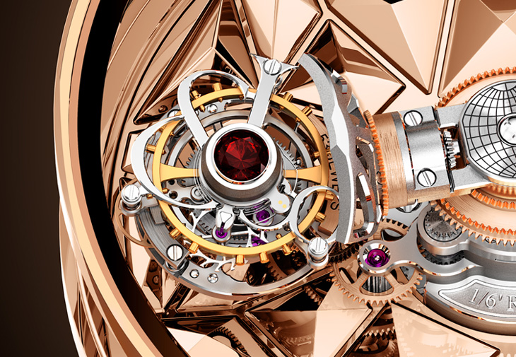 JACOB & CO. Astronomia Revolution Four-Axis Tourbillon 四軸陀飛輪腕錶