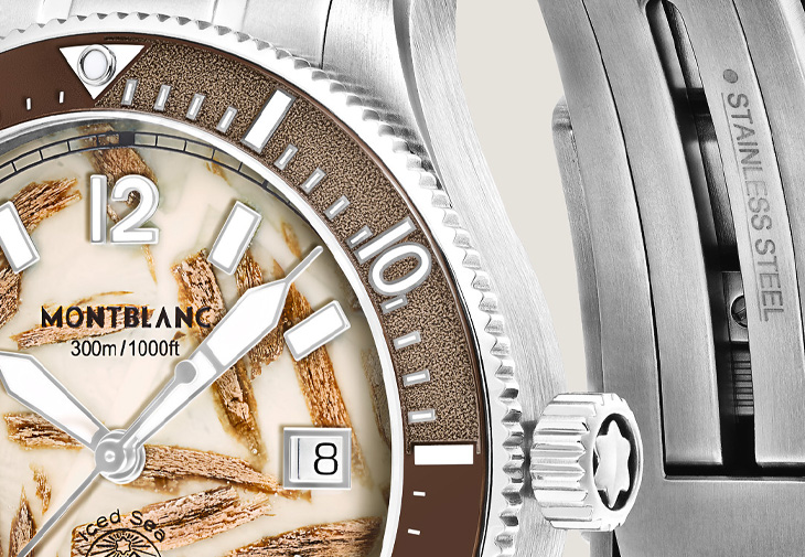 MONTBLANC萬寶龍Iced Sea系列全新日期顯示自動零氧腕錶限量版700