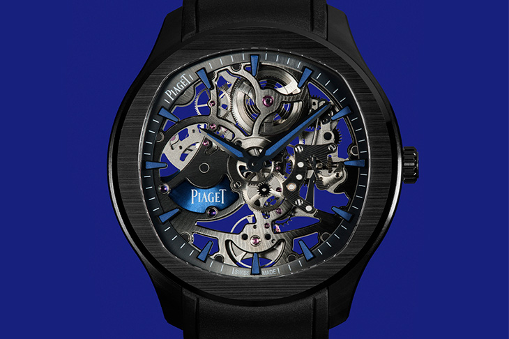 陶瓷錶殼首度現身  PIAGET Polo系列42毫米黑陶瓷超薄鏤空自動腕錶