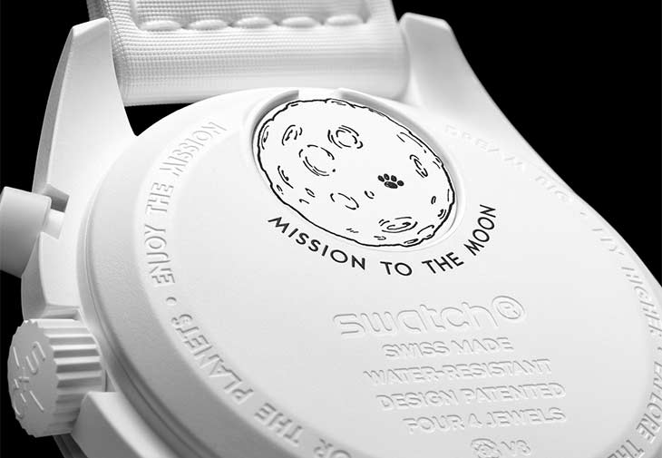 SWATCH 史努比Bioceramic MoonSwatch Mission To The Moonphase月相腕錶