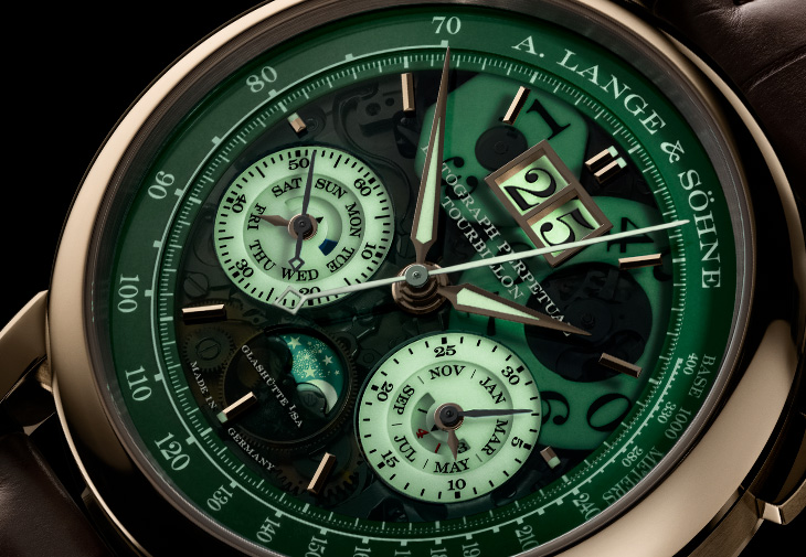 A. LANGE & SÖHNE朗格Datograph Perpetual Tourbillon Honeygold “Lumen”
