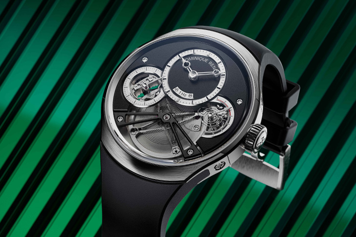 1Hz低頻超大擺輪／DOMINIQUE RENAUD Pulse60手動上鍊腕錶